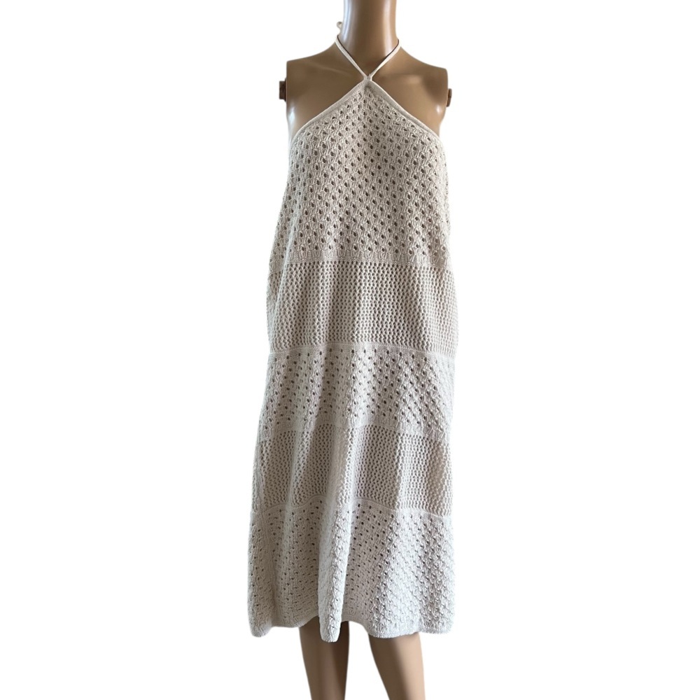 Old Navy Crochet Halter Dress